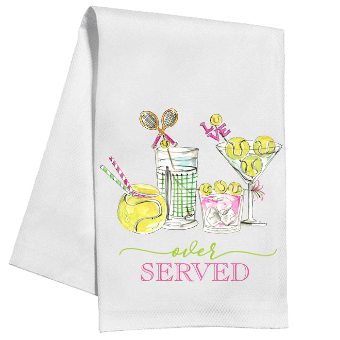 Over Served Tea Towel