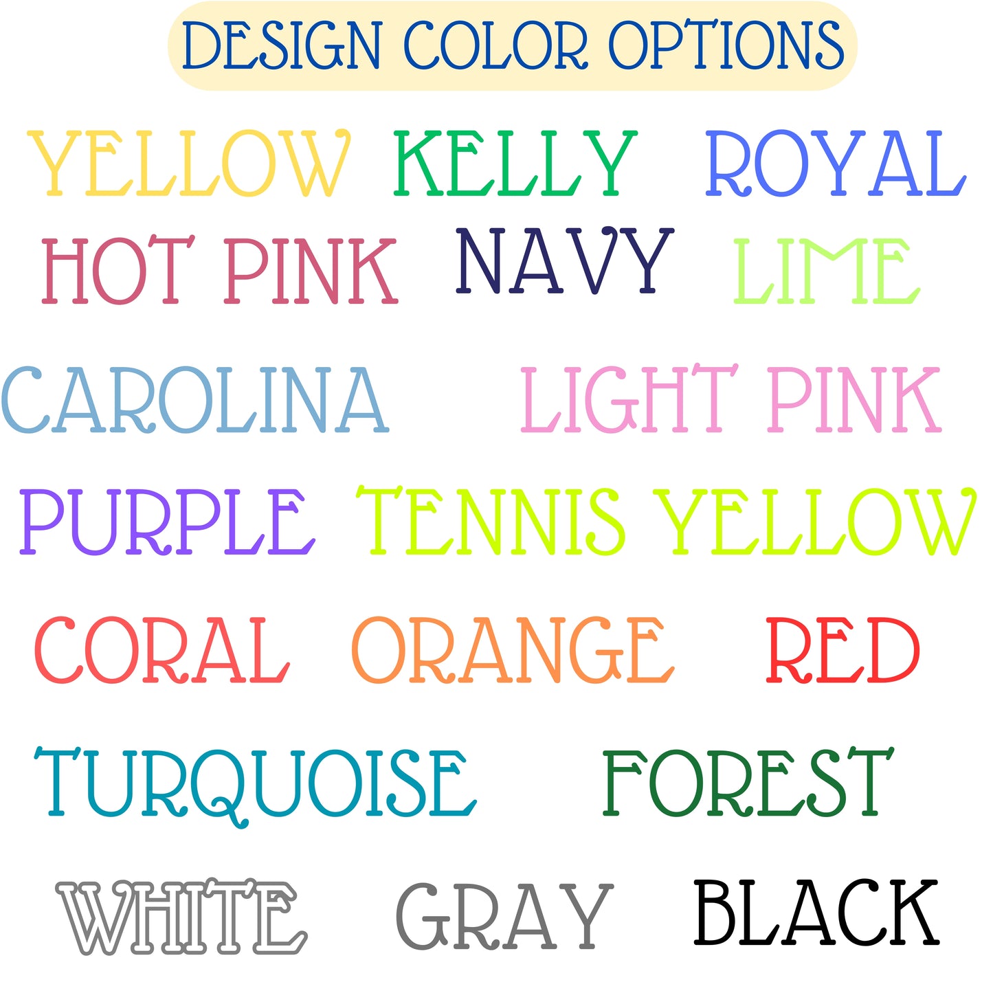 Rackets In A Row Tank - Color Your Way