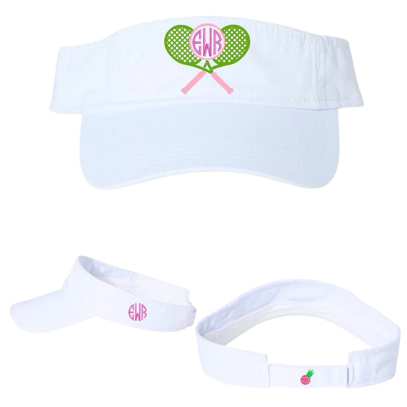 Cross Court Monogram Visor - Personalize It!