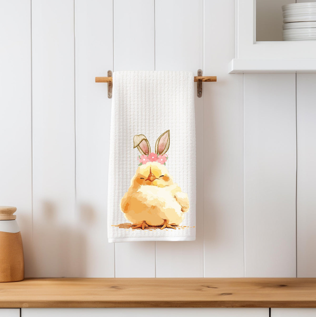 Bunny Ears Easter Tea Towel