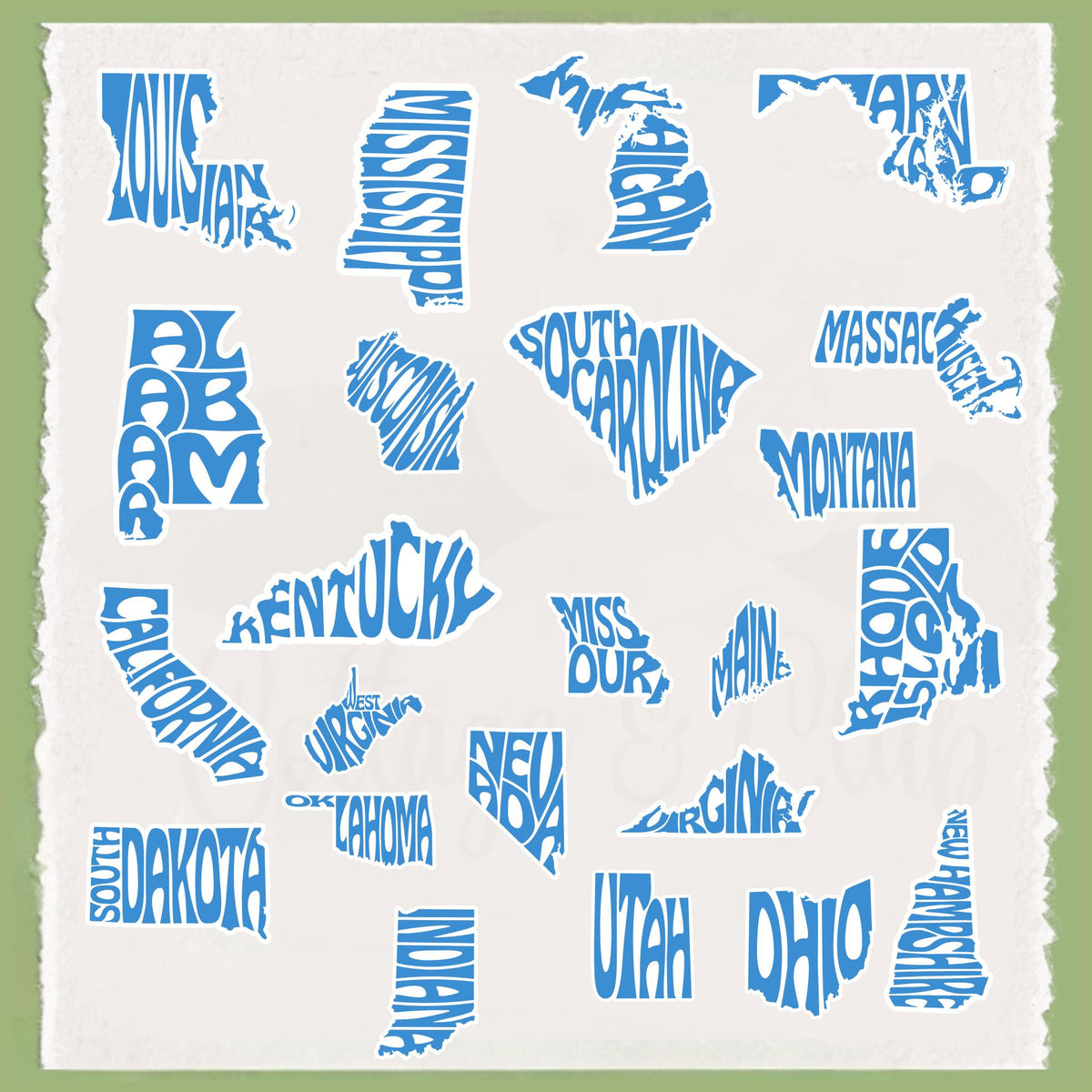 Personalized State-to-State Friendship Gifts