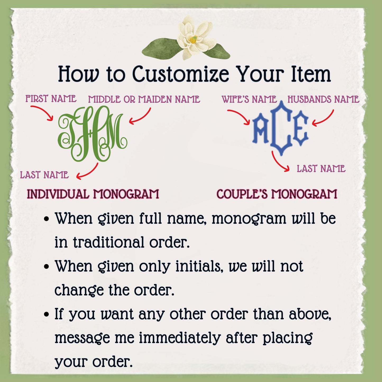 Embroidered Christmas Farmhouse Wreath Sash: Holiday Door Hanger