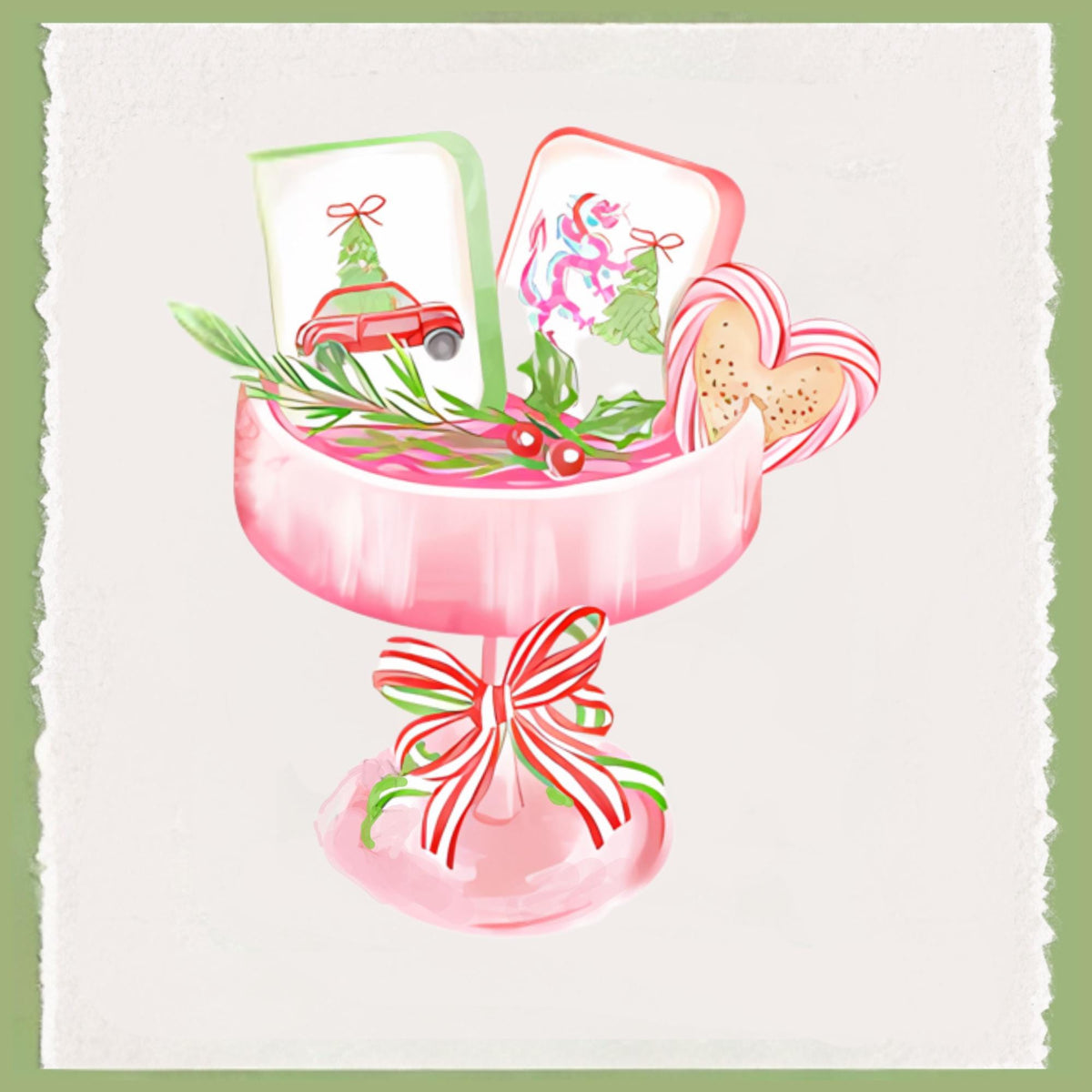Christmas Mahjong Tea Towel Collection