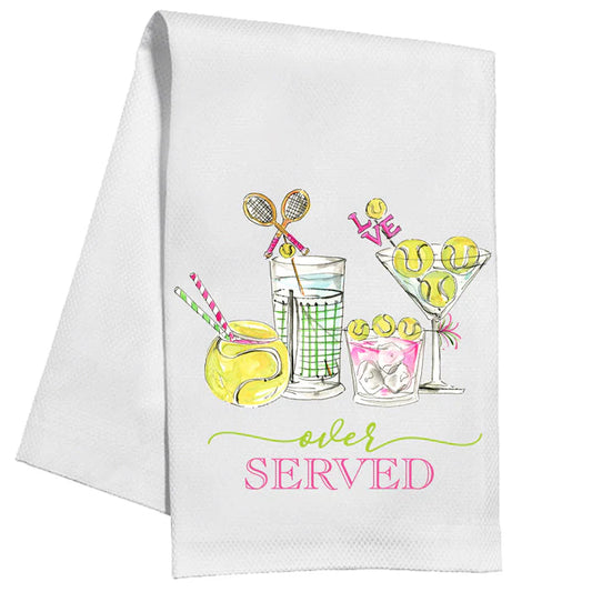 Over Served Tea Towel