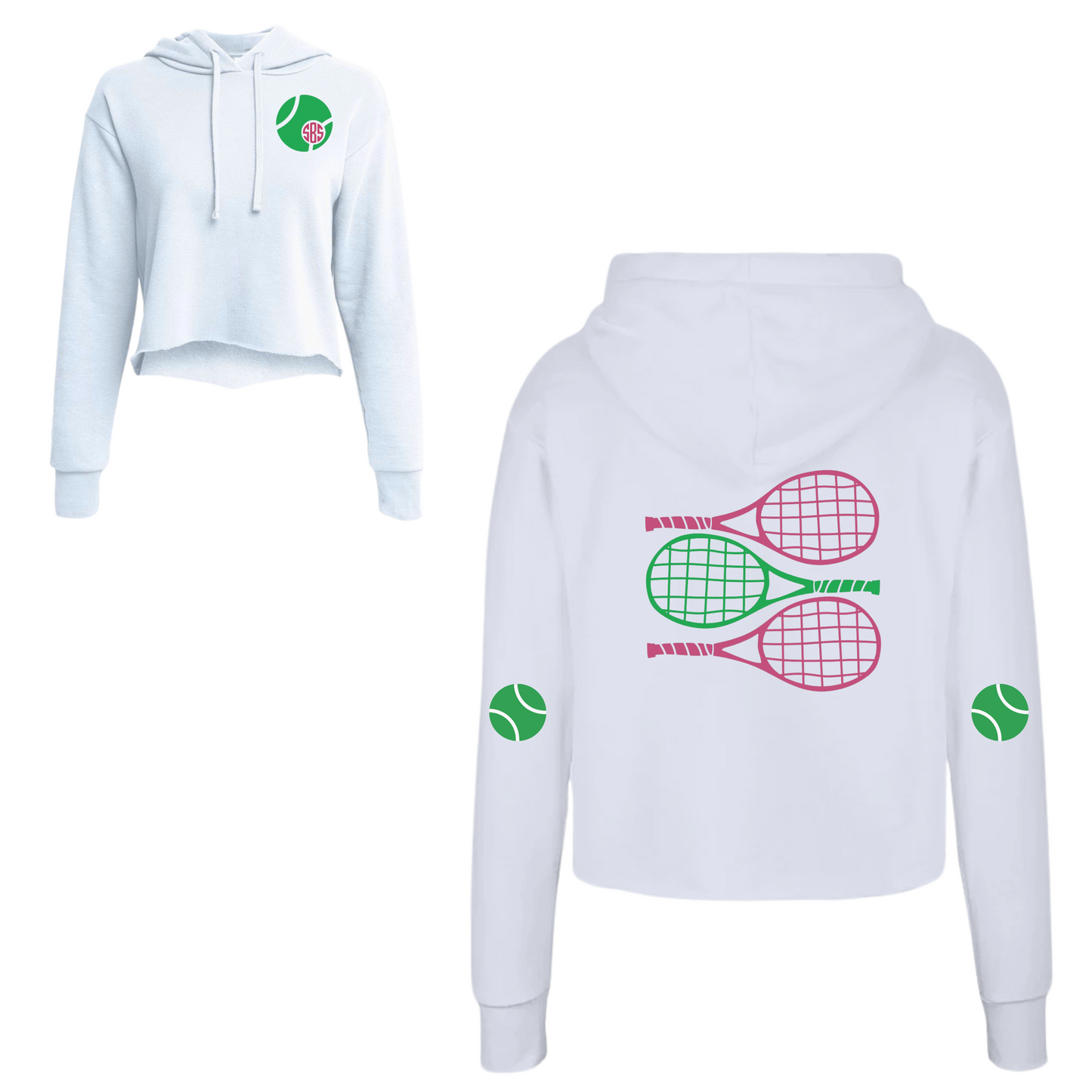 Stacked Rackets Warm Up Hoodie
