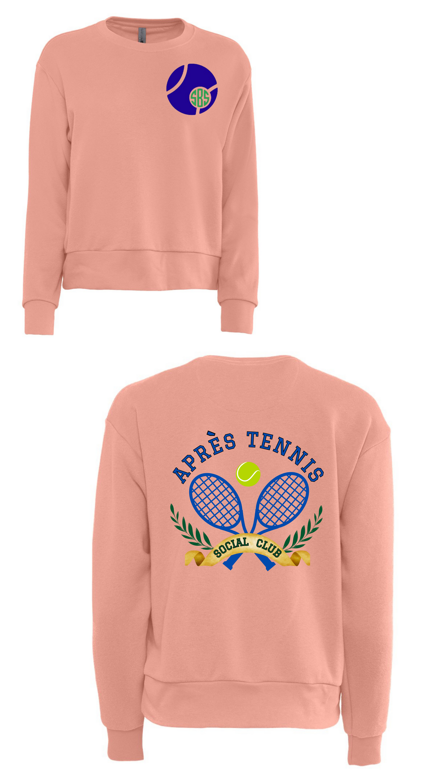 Apres Tennis Social Club Monogram Laguna Crew