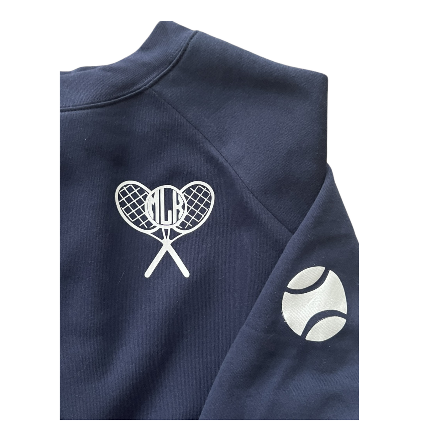 The Court Is My Happy Place Bella Crew Sweatshirt