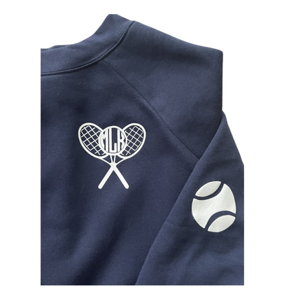 The Court Is My Happy Place Bella Crew Sweatshirt