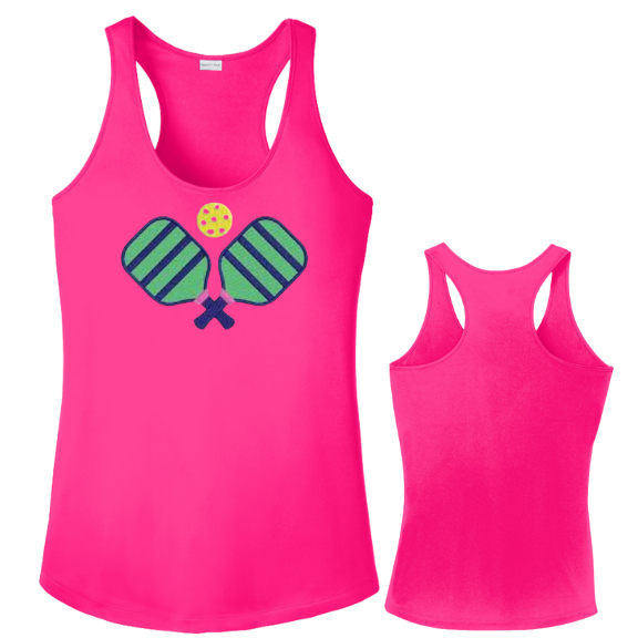 Pickleball Paddles Racerback Tank Top
