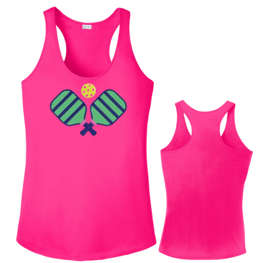 Pickleball Paddles Racerback Tank Top