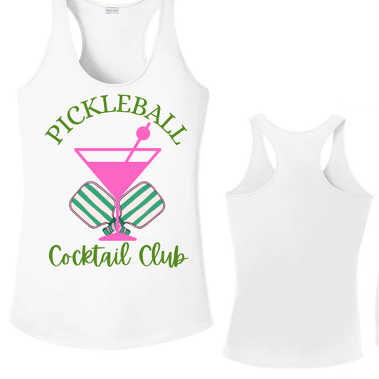 PickleTini Cocktail Club Tank