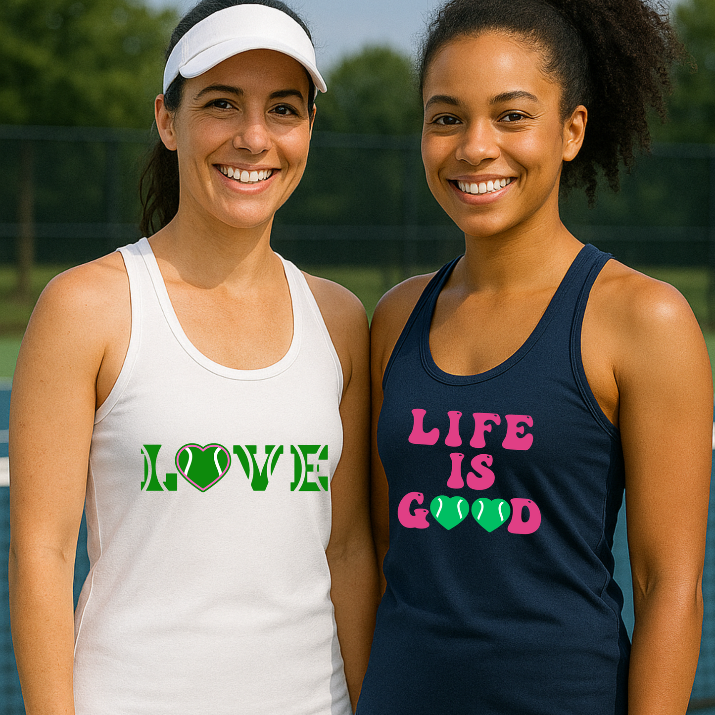 Racerback-Tanktop „Alles für die Liebe“