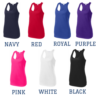Rackets In A Row Tank - Color Your Way