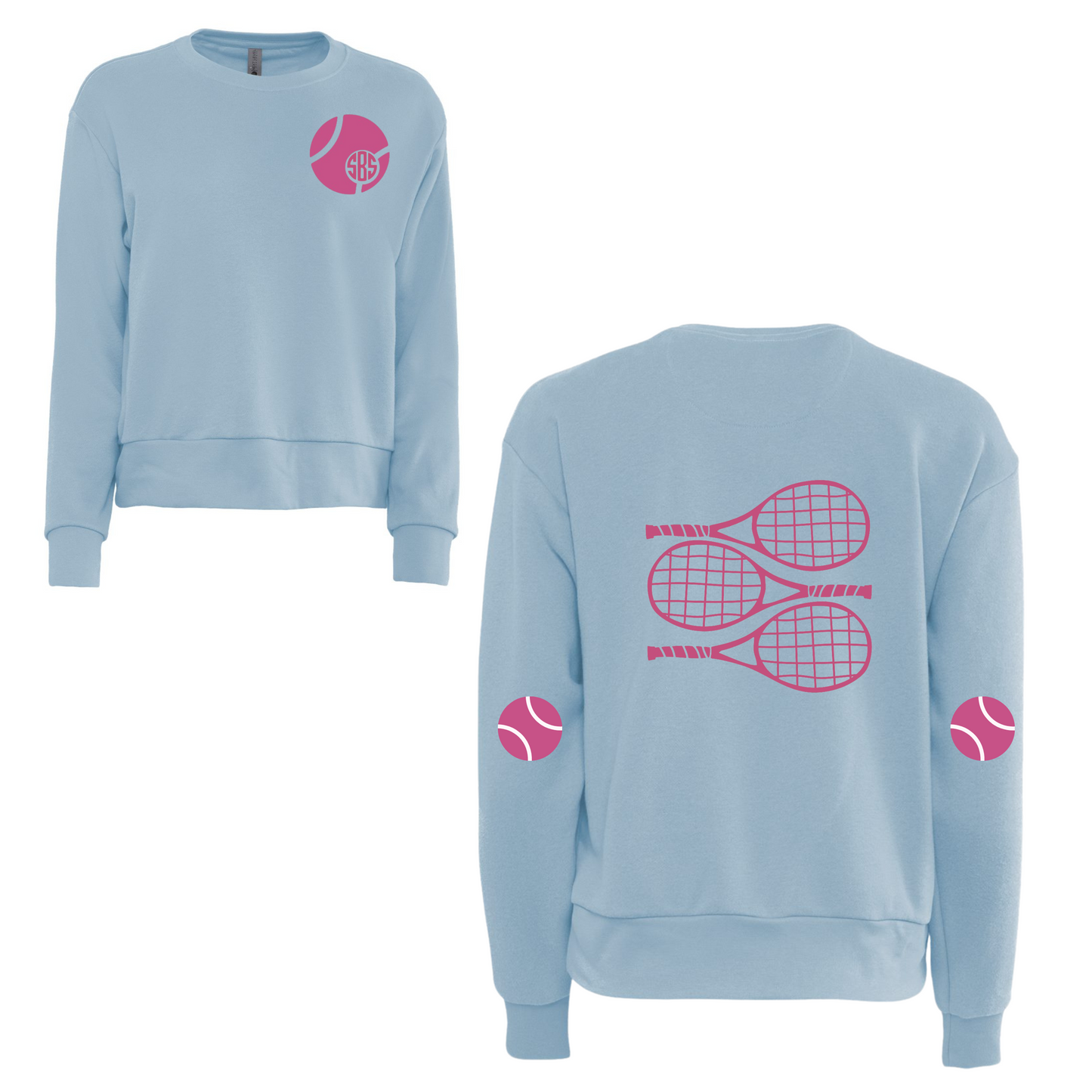 Stacked Rackets Laguna Crew