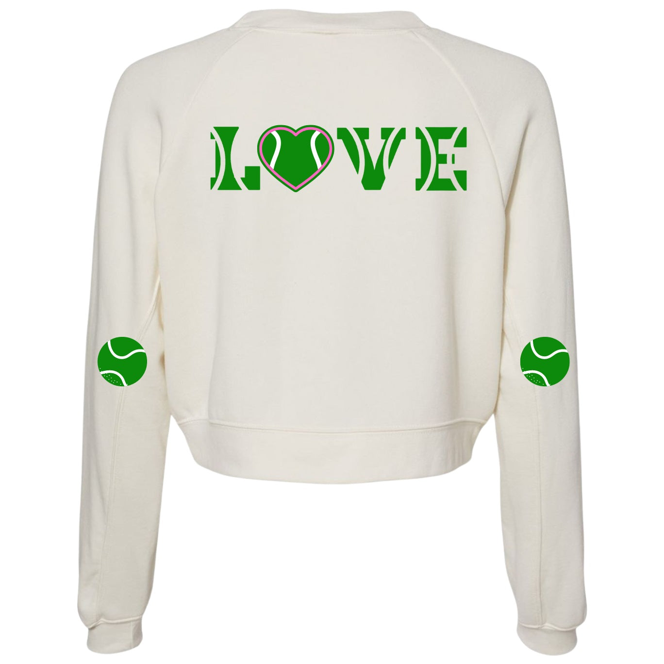 Tennis Love Crossed Racquets Sweatshirt