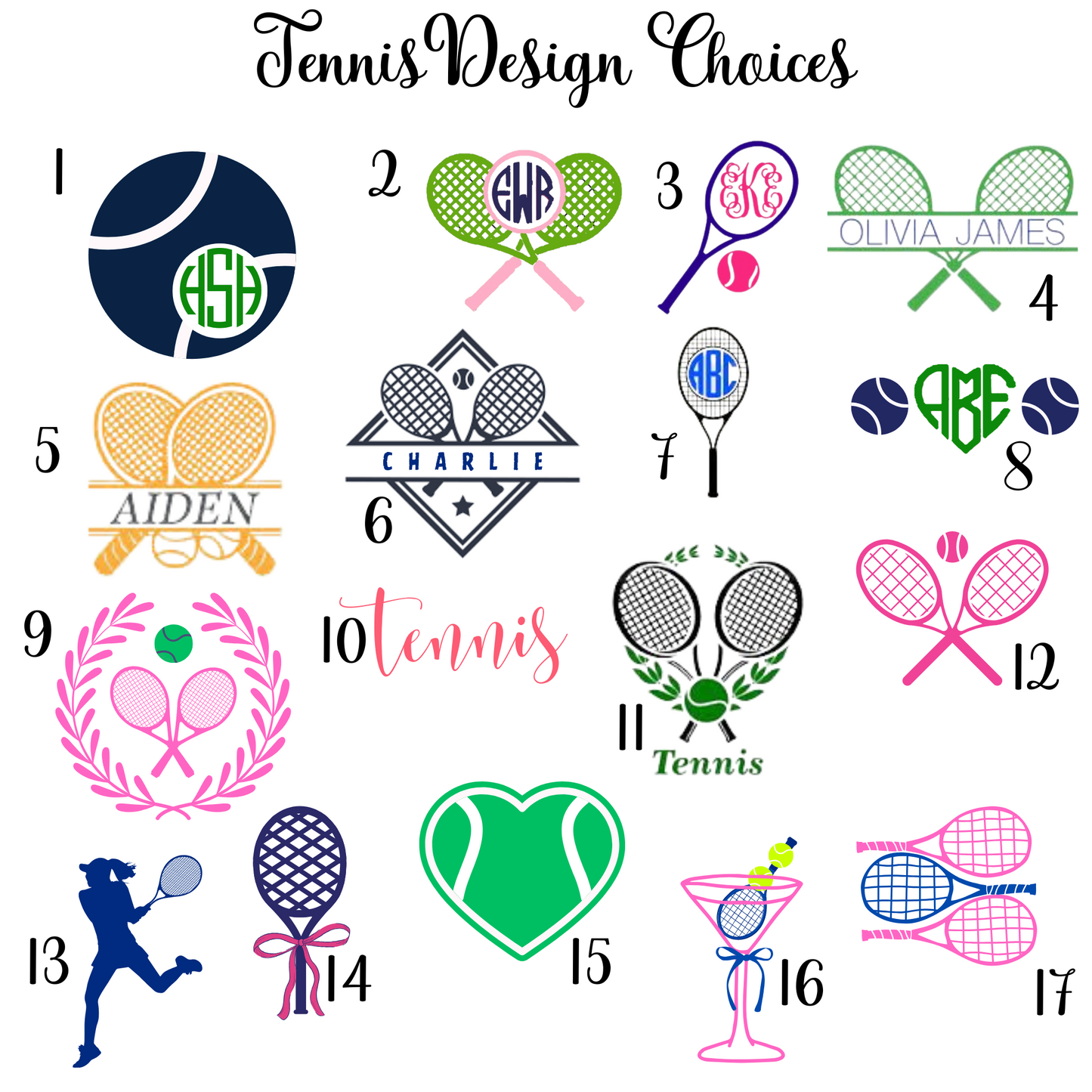 Rackets In A Row Tank - Color Your Way