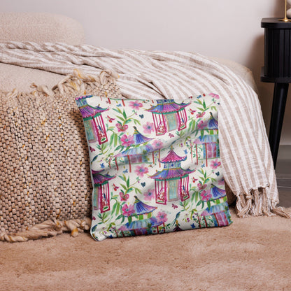 Colorful Pagoda Pillow