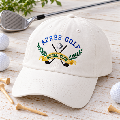 apres golf social embroidered caphero
