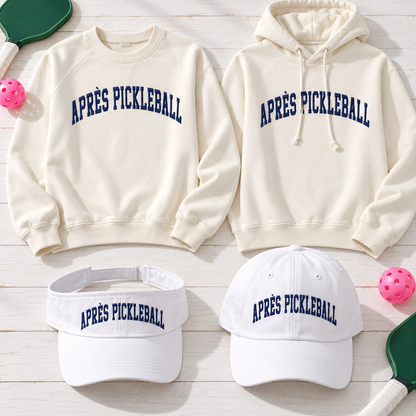Après Pickleball embroidered collage