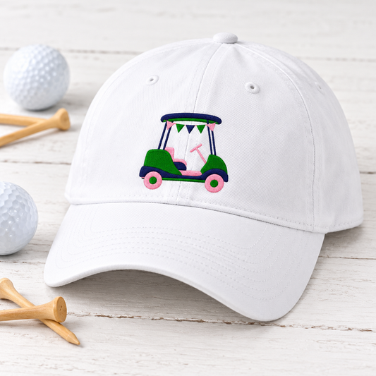 golfcart embroidered caphero