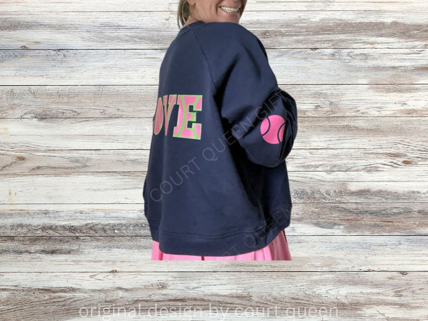 Custom Tennis Crew Shirt Sweatshirt, Personalized Tennis Shirt, Tennis Team, Tennis Gift, Tennis Club