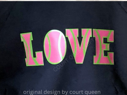 Custom Tennis Crew Shirt Sweatshirt, Personalized Tennis Shirt, Tennis Team, Tennis Gift, Tennis Club