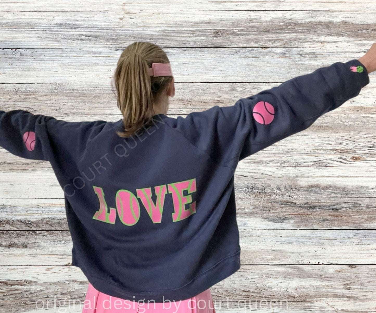 Custom Tennis Crew Shirt Sweatshirt, Personalized Tennis Shirt, Tennis Team, Tennis Gift, Tennis Club