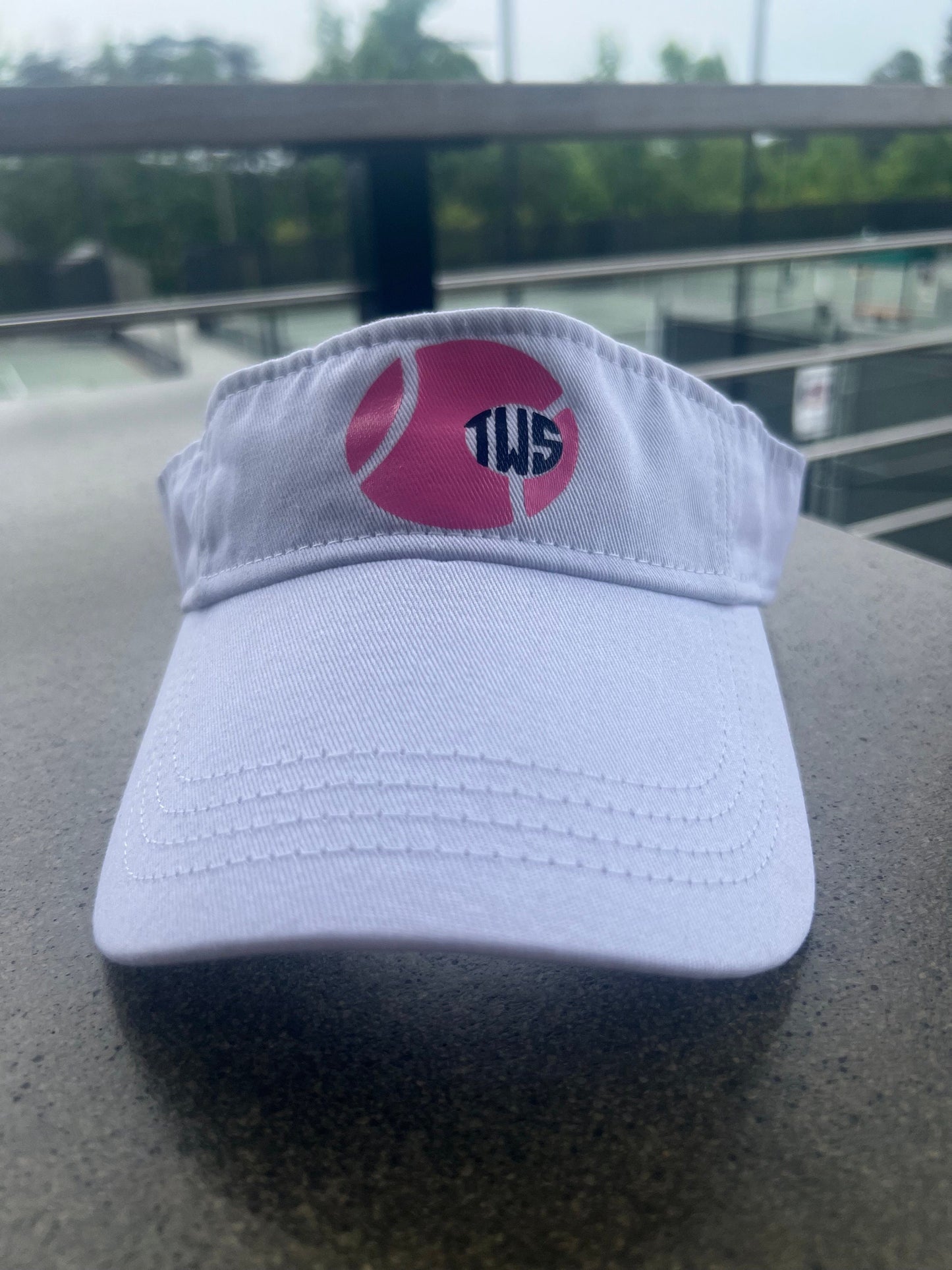 Tennis Monogram Court Queen Visor