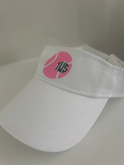 Tennis Monogram Court Queen Visor