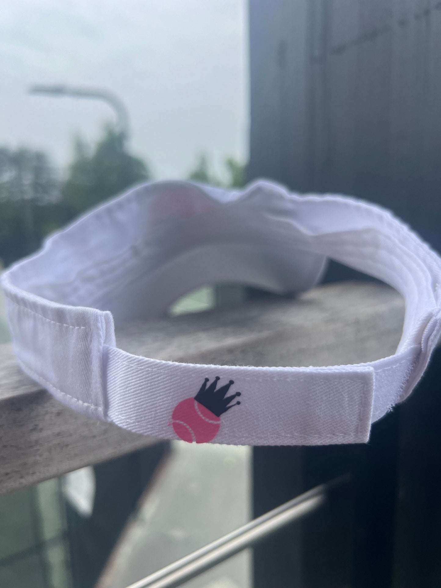 Tennis Monogram Court Queen Visor