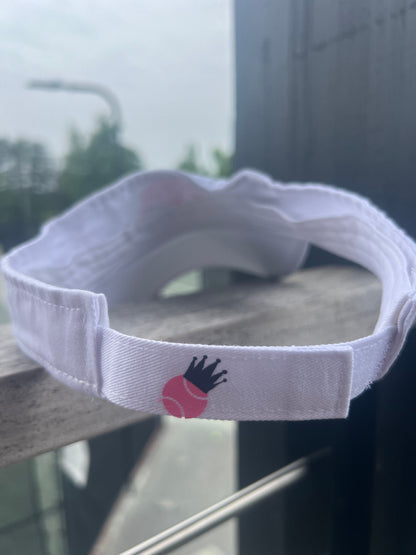 Tennis Monogram Court Queen Visor