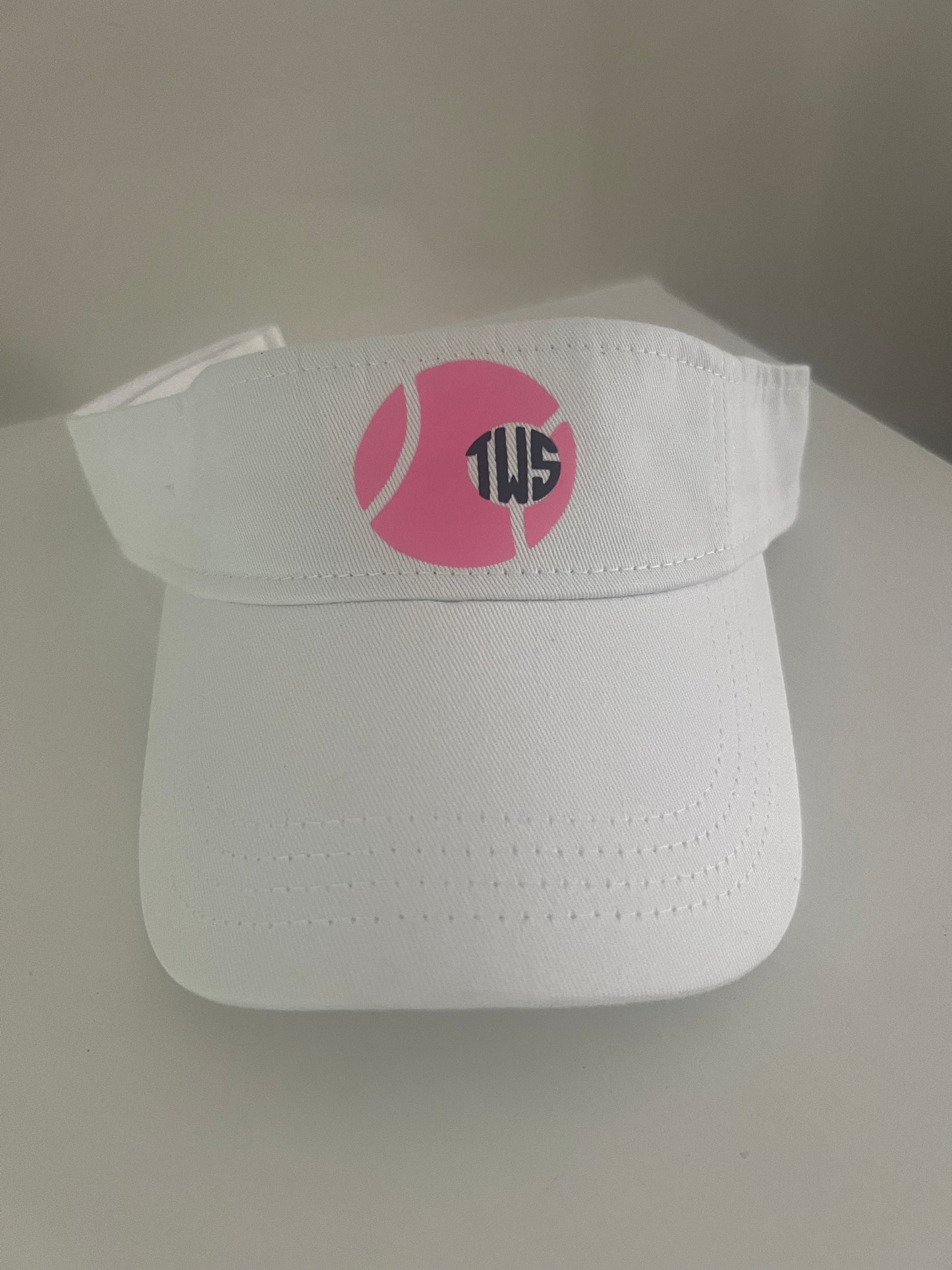 Tennis Monogram Court Queen Visor