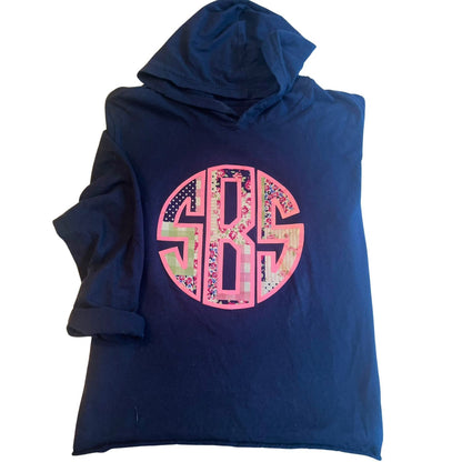 Monogram Applique Pullover