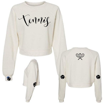 Tennis Script Crew Sweatshirt