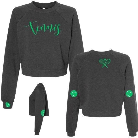 Tennis Script Crew Sweatshirt
