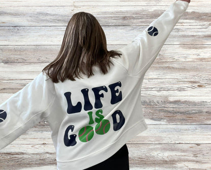 Custom Tennis Crew Shirt Sweatshirt, Personalized Tennis Shirt, Tennis Team, Tennis Gift, Tennis Club