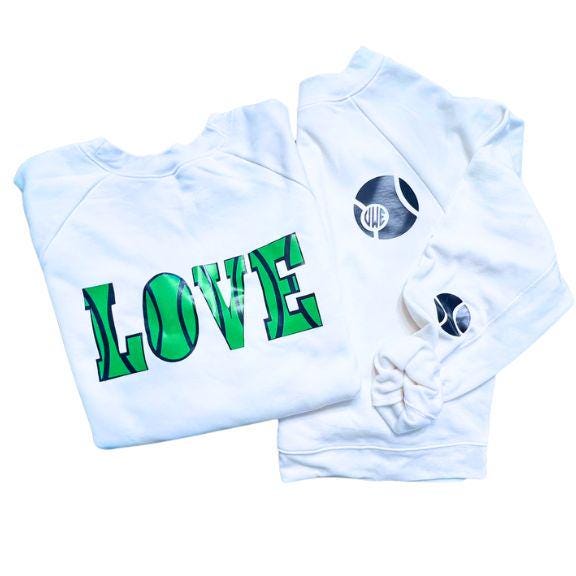 Custom Tennis Crew Shirt Sweatshirt, Personalized Tennis Shirt, Tennis Team, Tennis Gift, Tennis Club