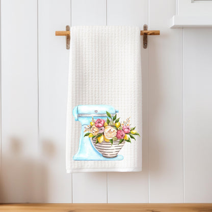 Kitchen Mixer Tea Towel Baking Kitchen Towel - Dish Towel - Hostess Homewarming Gift For Cook, Grandmother, Mom, Mimi, Grammy Mother's Day