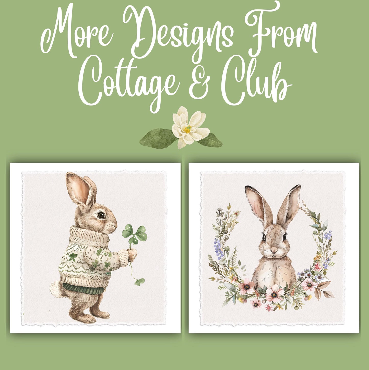 Easter Kitchen Towel: Chick with Bunny Ears, Spring Decor