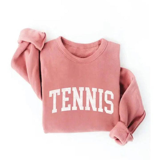 Tennis Graphic Sweatshirt