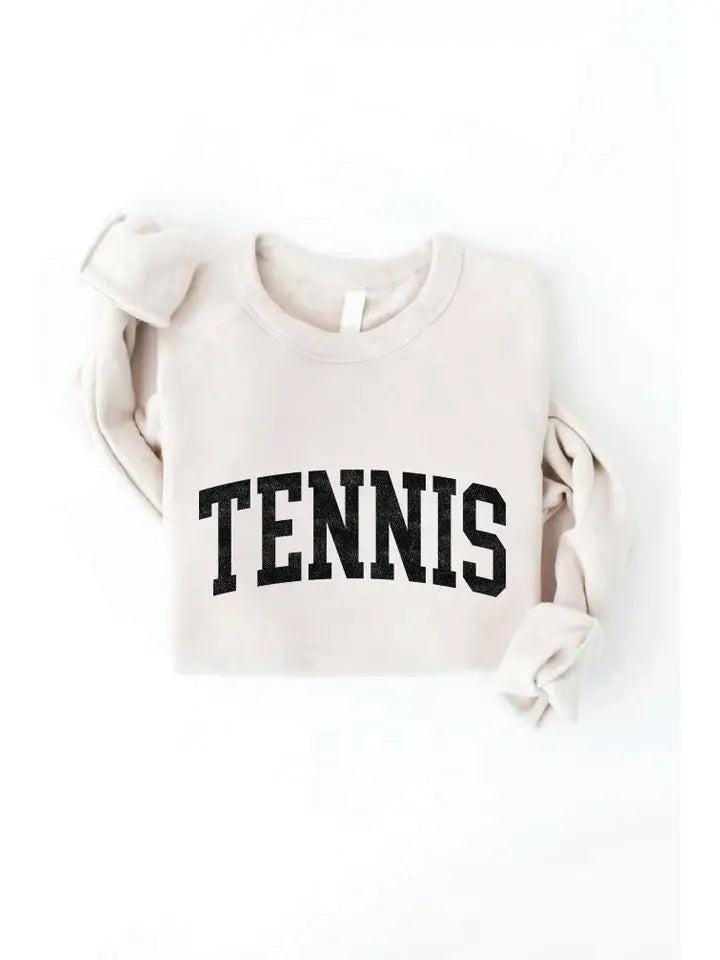 Tennis Graphic Sweatshirt