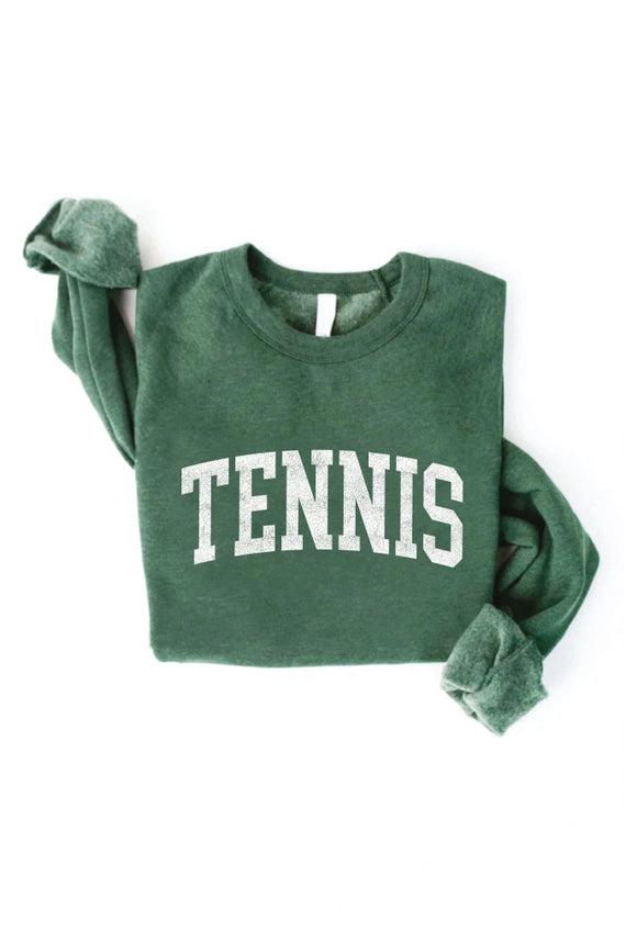 Tennis Graphic Sweatshirt