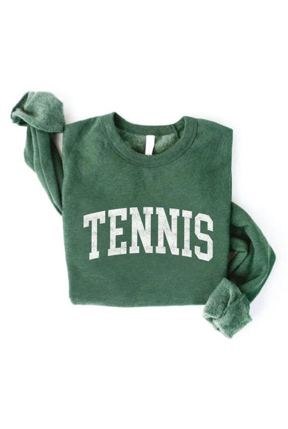 Tennis Graphic Sweatshirt
