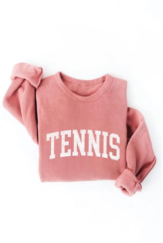 Tennis Graphic Sweatshirt