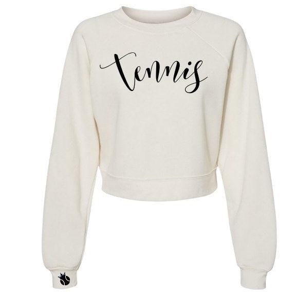Tennis Script Crew Sweatshirt