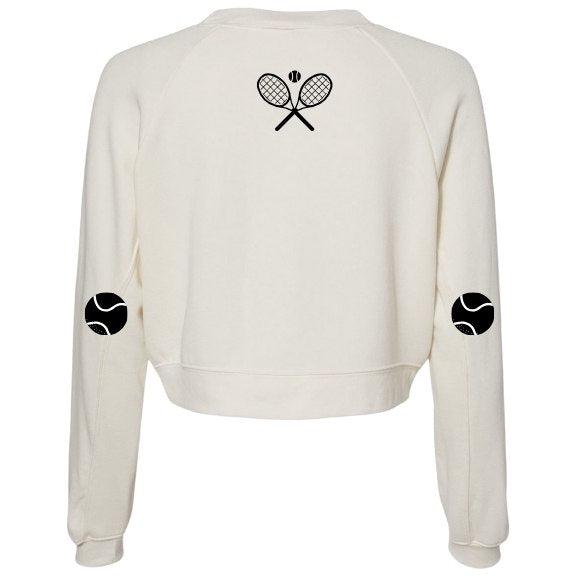 Tennis Script Crew Sweatshirt - Personalize it!