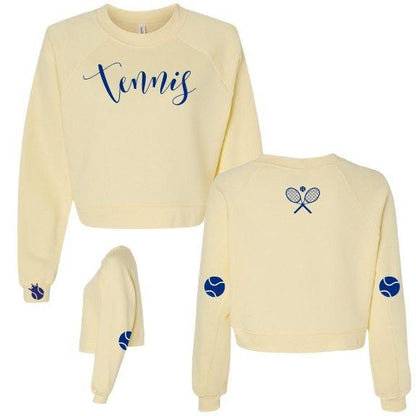 Tennis Script Crew Sweatshirt