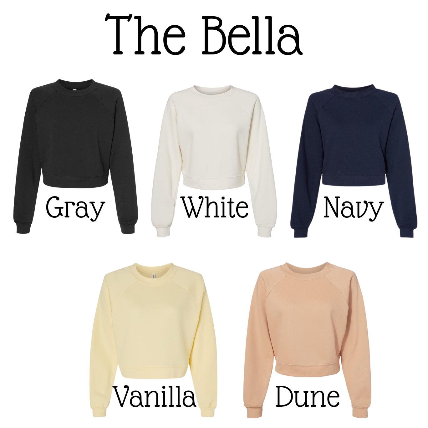 Tennis Script Crew Sweatshirt - Personalize it!