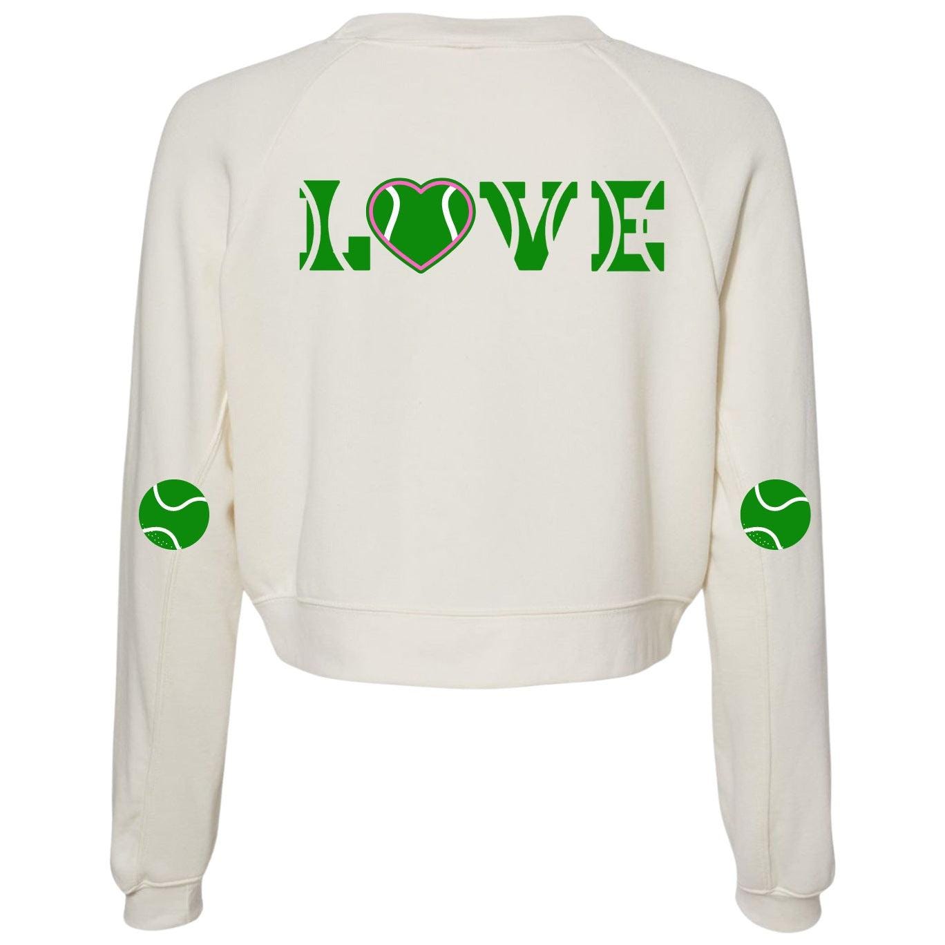 Tennis Love Crossed Racquets Sweatshirt
