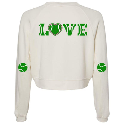 Tennis Love Crossed Racquets Sweatshirt